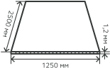 Лист нержавеющий  1,2х1250х2500 мм.  AISI 201 (12Х15Г9НД) холоднокатаный,  зеркальный